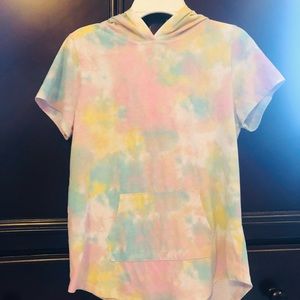 Rainbow Print Tye Dyed Tee / SO / XL